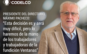 Lee más sobre el artículo CODELCO VENTANAS: LA FUNDICIÓN SE ENFRENTA A SU CIERRE DEFINITIVO. Parte III